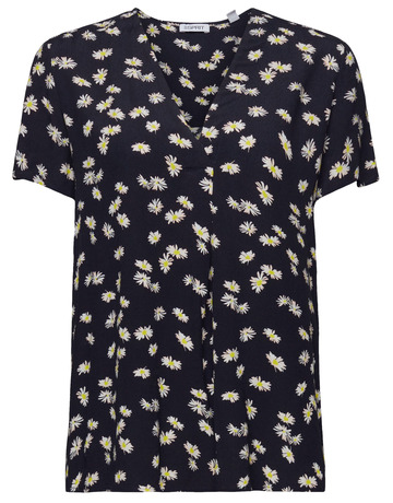 BLUSA ESTAMPADA CON ESCOTE PICO MUJER ESPRIT