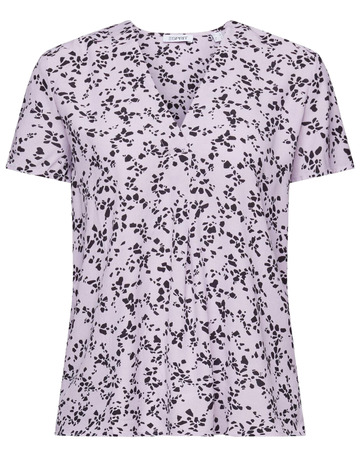BLUSA ESTAMPADA CON ESCOTE PICO MUJER ESPRIT