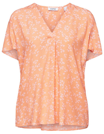 BLUSA ESTAMPADA CON ESCOTE PICO MUJER ESPRIT