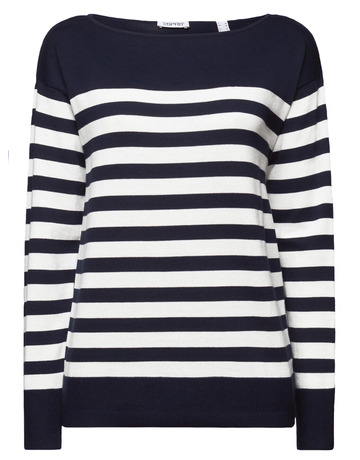 JERSEY DE CUELLO BARCO A RAYAS MUJER ESPRIT