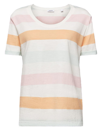 CAMISETA DE TEJIDO JERSEY A RAYAS MUJER ESPRIT