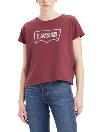 CAMISETA MUJER LEVIS FIT BOXY LOGO FANTASÍA