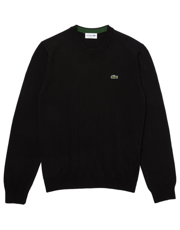 JERSEY CUELLO REDONDO HOMBRE LACOSTE EN ALGODÓN ECOLÓGICO