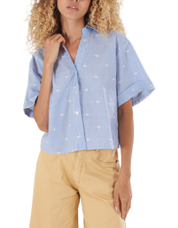 CAMISA MUJER  YES ZEE CAMICIA DONNA CROP, M/C
