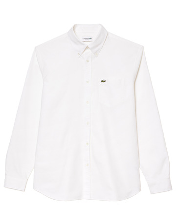 CAMISA OXFORD HOMBRE LACOSTE DE ALGODÓN FIT REGULAR