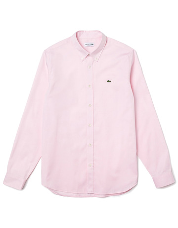 CAMISA LISA EN ALGODÓN PREMIUM HOMBRE LACOSTE