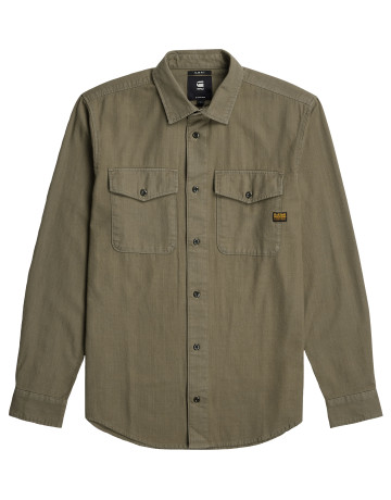 CAMISA HOMBRE  G-STAR MARINE SLIM SHIRT L\S