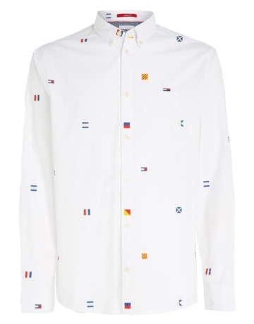 Añadir a la cesta CAMISA DE CORTE CLÁSICO CON LOGOS HOMBRE TOMMY JEANS CAMISA DE CORTE CLÁSICO CON LOGOS HOMBRE TOMMY JEANS