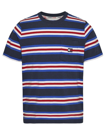 Añadir a la cesta CAMISETA HOMBRE  TH TJM REG FLAG STRIPE TEE CAMISETA HOMBRE  TH TJM REG FLAG STRIPE TEE