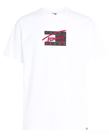 CAMISETA DE CUELLO REDONDO CON LOGO FIRMA HOMBRE TOMMY JEANS