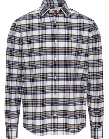 CAMISA OXFORD HOMBRE TOMMY JEANS DE CUADROS FIT REGULAR