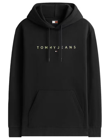 SUDADERA HOMBRE  TOMMY HILFIGER TJM REG LINEAR LOGO HOODIE EXT