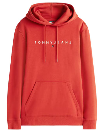 SUDADERA HOMBRE  TOMMY HILFIGER TJM REG LINEAR LOGO HOODIE EXT