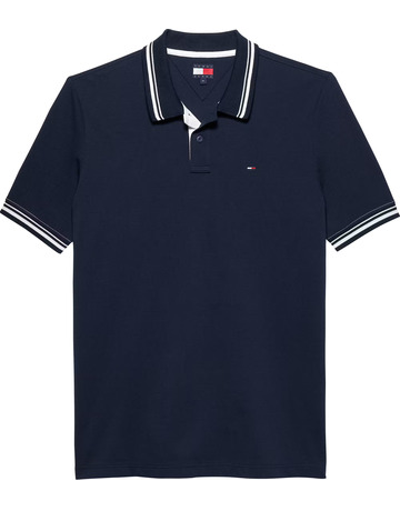 POLO HOMBRE TOMMY JEANS RIBETEADO FIT REGULAR