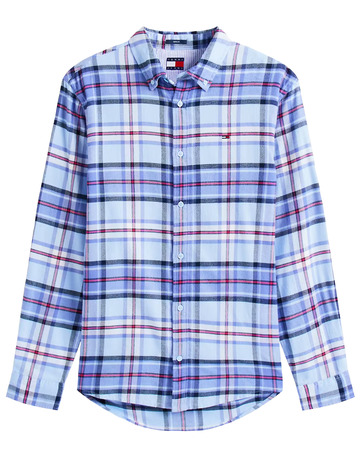 HOMBRE TJM REG FLANNEL CHECK SHIRT EX C1T