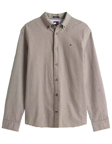 HOMBRE TJM REG OXFORD CHECK SHIRT EXT MRH
