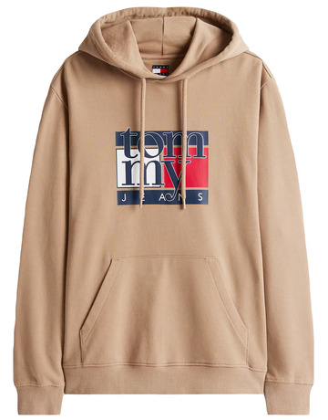 SUDADERA CON CAPUCHA HOMBRE TOMMY JEANS LOGO ESTAMPADO