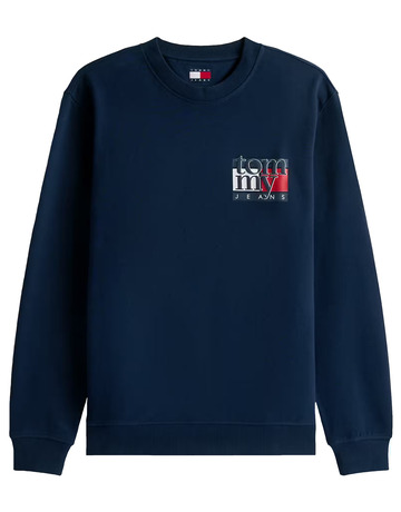 SUDADERA HOMBRE TOMMY JEANS LOGO ESTAMPADO FIT REGULAR