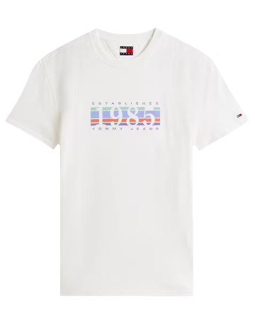 CAMISETA HOMBRE  TOMMY HILFIGER TJM REG 1985 DNA GRAPH SS T EX
