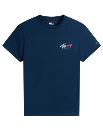 HOMBRE TJM SLIM SIGN CHEST SS TEE EXT C1G