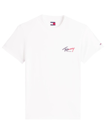 HOMBRE TJM SLIM SIGN CHEST SS TEE EXT YBL