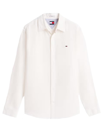 CAMISA HOMBRE  TOMMY HILFIGER TJM REG LINEN BLEND SHIRT EXT