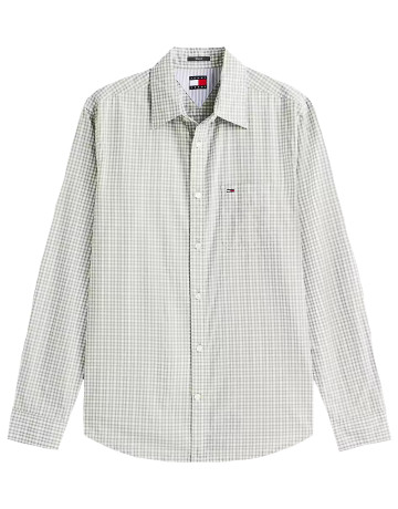HOMBRE TJM REG CHECK POPLIN SHIRT YBH