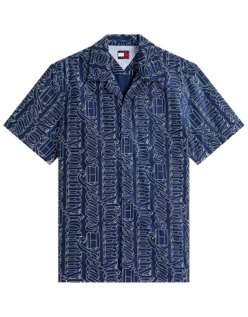 CAMISA HOMBRE  TOMMY HILFIGER TJM REG AOP CAMP SHIRT EXT