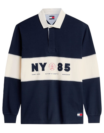 POLO HOMBRE  TOMMY HILFIGER TJM RLX PANEL RUGBY
