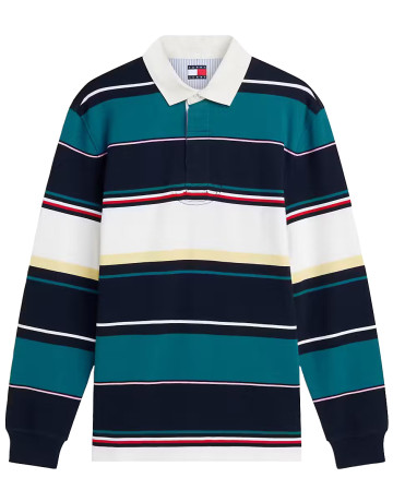 POLO HOMBRE  TOMMY HILFIGER TJM RLX STRIPE RUGBY EXT