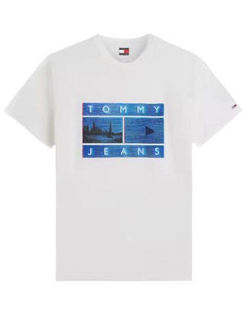 CAMISETA HOMBRE  TOMMY HILFIGER TJM REG PHOTO FLAG SS TEE