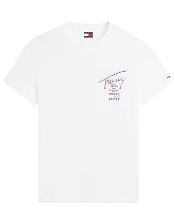 CAMISETA HOMBRE  TOMMY HILFIGER TJM REG CITY SIGN SS TEE EXT