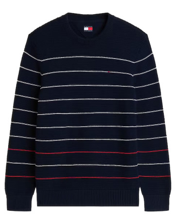 JERSEY HOMBRE  TOMMY HILFIGER TJM SLIM STRIPE SWEATER EXT