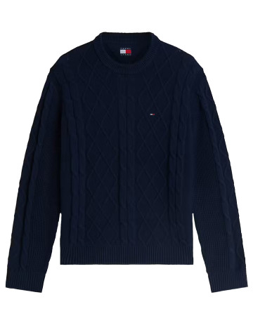 JERSEY HOMBRE  TOMMY HILFIGER TJM REG CLASSIC FLAG CABLE SWT
