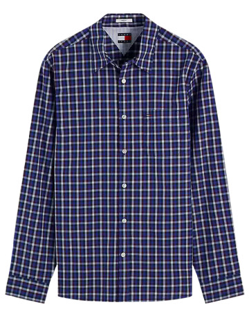 CAMISA HOMBRE  TOMMY HILFIGER TJM REG POPLIN PATTERN SHIRT