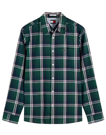 CAMISA HOMBRE  TOMMY HILFIGER TJM REG POPLIN PATTERN SHIRT