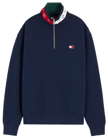 SUDADERA HOMBRE  TOMMY HILFIGER TJM RLX BRANDED COLLAR QZ EXT