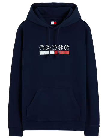SUDADERA HOMBRE  TOMMY HILFIGER TJM REG DNA PLAY HOODIE