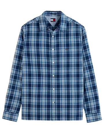 CAMISA HOMBRE  TOMMY HILFIGER TJM REG DOBBY CHECK SHIRT EXT