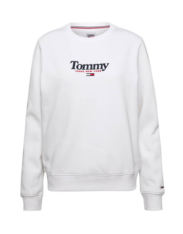 SUDADERA MUJER  TH TJW ESSENTIAL LOGO CREW