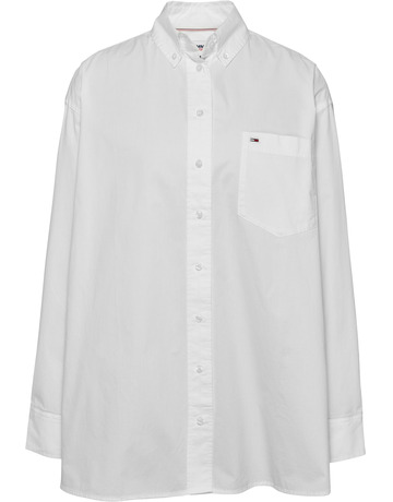 Añadir a la cesta CAMISA OVERSIZE EN POPELÍN MUJER TOMMY JEANS  CAMISA OVERSIZE EN POPELÍN MUJER TOMMY JEANS