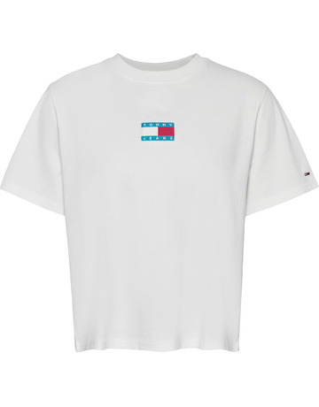 CAMISETA CLÁSICA DE PUNTO CON PARCHE LOGO MUJER TOMMY JEANS