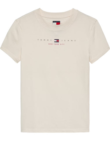 CAMISETA MUJER TOMMY JEANS LOGO LINEAL FIT SLIM