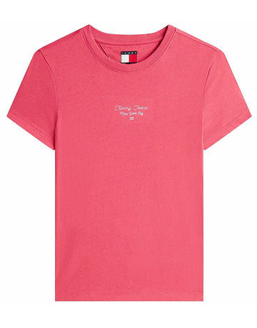 CAMISETA MUJER TOMMY JEANS CON LOGO FIT SLIM