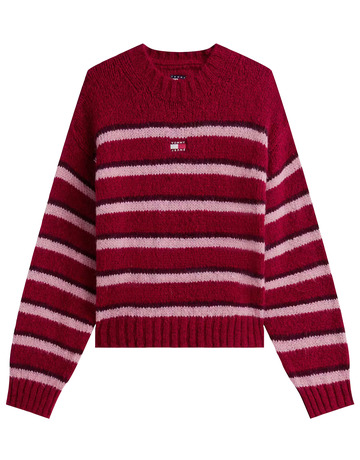 JERSEY DE RAYAS MUJER TOMMY JEANS LOGO PARCHE