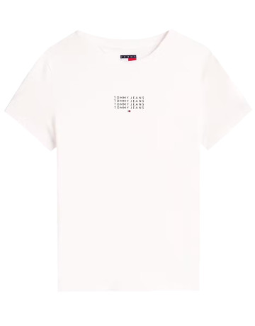 CAMISETA MUJER  TOMMY HILFIGER TJW SLIM MULTI LINEAR SS TEE