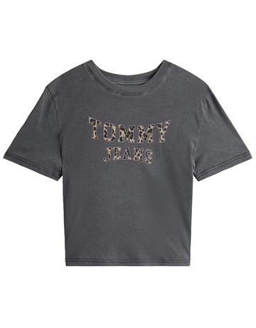 Añadir a la cesta CAMISETA MUJER TOMMY JEANS LOGO LEOPARDO FIT BOXY CAMISETA MUJER TOMMY JEANS LOGO LEOPARDO FIT BOXY