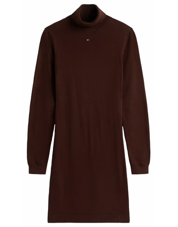 VESTIDO DE PUNTO MUJER TOMMY JEANS CON CUELLO VUELTO
