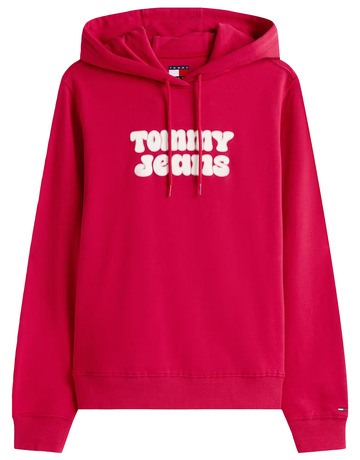 SUDADERA CON CAPUCHA MUJER TOMMY JEANS LOGO ESTAMPADO