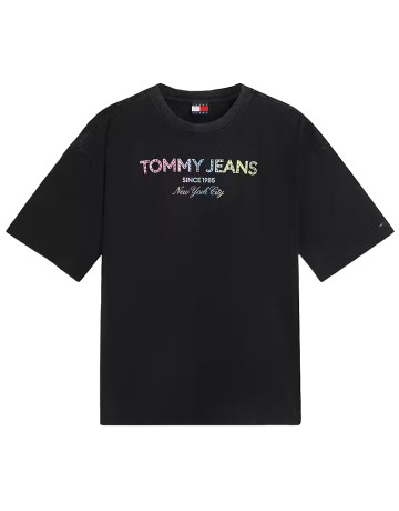 CAMISETA MUJER  TOMMY HILFIGER TJW OVS TJ BLING GMD TEE